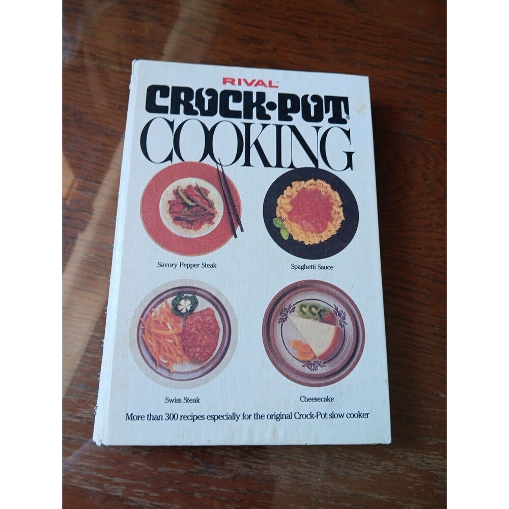 Rival Crock Pot Slow Cooker Cookbook 1975 Cook Book Spiral Bound